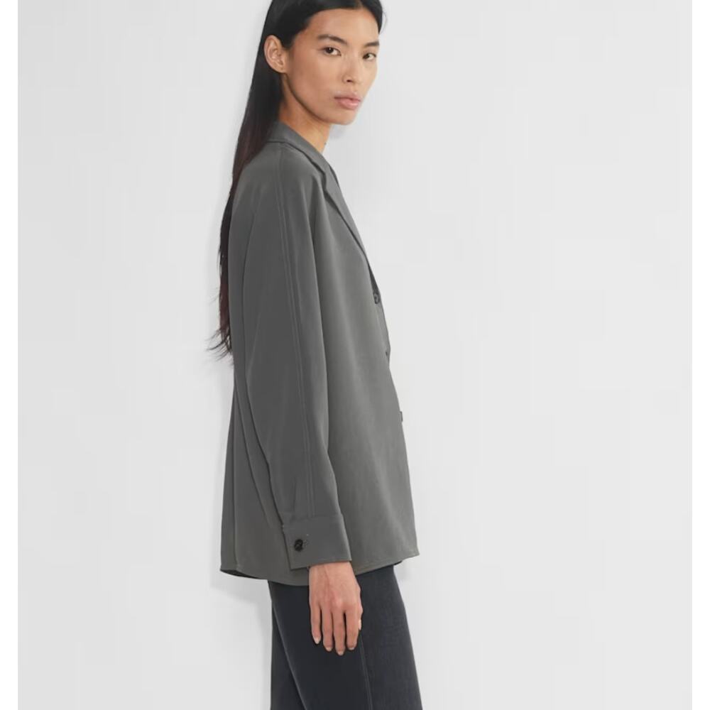 Aritzia Charcoal Gray Relaxed Blazer